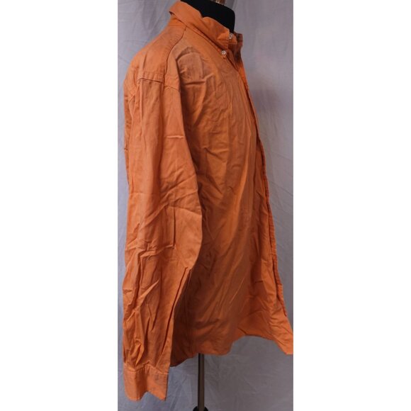 Ralph Lauren Blake Mens Large Sun Washed Orange Button Down Long Sleeve Shirt - Picture 6 of 10